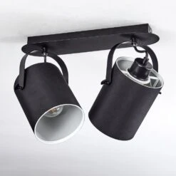 Puelches Deckenleuchte Schwarz, 2-flammig -Lampe Verkäufe puelches deckenleuchte h3567098 7