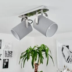 Puelches Deckenleuchte Nickel-Matt, 2-flammig -Lampe Verkäufe puelches deckenleuchte h3568255 11