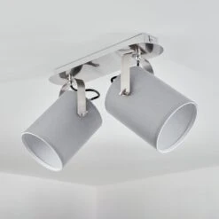 Puelches Deckenleuchte Nickel-Matt, 2-flammig -Lampe Verkäufe puelches deckenleuchte h3568255 4