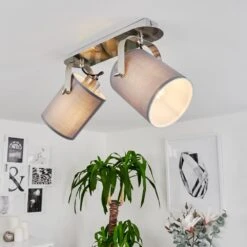 Puelches Deckenleuchte Nickel-Matt, 2-flammig -Lampe Verkäufe puelches deckenleuchte h3568255 7