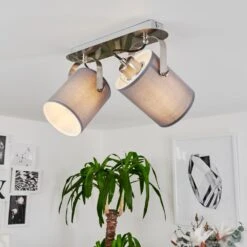 Puelches Deckenleuchte Nickel-Matt, 2-flammig -Lampe Verkäufe puelches deckenleuchte h3568255 8