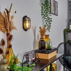 Quintay Wandleuchte Schwarz, 1-flammig -Lampe Verkäufe quintay wandleuchte h3611203 6