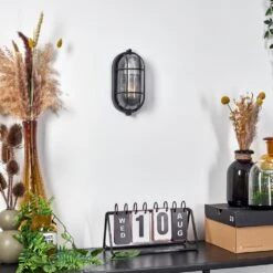 Quintay Wandleuchte Schwarz, 1-flammig -Lampe Verkäufe quintay wandleuchte h3611203 9