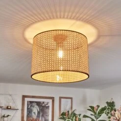 Ramila Deckenleuchte Glas 40 Cm Naturfarben, Schwarz, 1-flammig -Lampe Verkäufe ramila deckenleuchte glas 40 cm h3943076 6