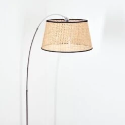 Ramila Stehleuchte 45 Cm Chrom, Schwarz, 1-flammig -Lampe Verkäufe ramila stehleuchte 45 cm h3954812 7