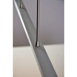 Real Pendelleuchte LED Edelstahl, Nickel-Matt, 1-flammig -Lampe Verkäufe real pendelleuchte 2775 37 p dw do1 8