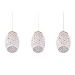 Reality BIDAR Pendelleuchte Naturfarben, Weiß, 3-flammig 20 Reality BIDAR Pendelleuchte Naturfarben, Weiß, 3-flammig -Lampe Verkäufe reality bidar pendelleuchte r31573031 8