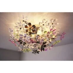 Reality FLOWER Deckenleuchte Bunt, Chrom, 4-flammig -Lampe Verkäufe reality flower deckenleuchte r60014017 3