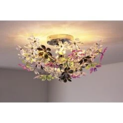 Reality FLOWER Deckenleuchte Bunt, Chrom, 4-flammig -Lampe Verkäufe reality flower deckenleuchte r60014017 6