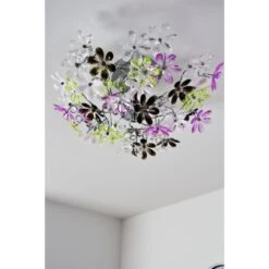 Reality FLOWER Deckenleuchte Bunt, Chrom, 4-flammig -Lampe Verkäufe reality flower deckenleuchte r60014017 9