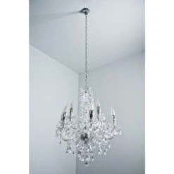 Reality LÜSTER Kronleuchter Transparent, Klar, 9-flammig -Lampe Verkäufe reality luester kronleuchter r1169 00 4