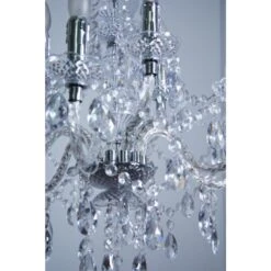 Reality LÜSTER Kronleuchter Transparent, Klar, 9-flammig -Lampe Verkäufe reality luester kronleuchter r1169 00 7