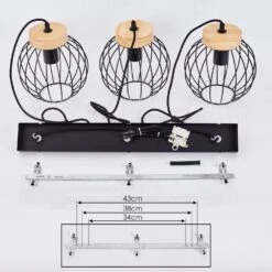 Refresco Pendelleuchte Schwarz, 3-flammig -Lampe Verkäufe refresco pendelleuchte h3386422 4