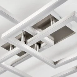 Relous Deckenleuchte LED Edelstahl, 3-flammig, Fernbedienung, Farbwechsler -Lampe Verkäufe relous deckenleuchte h3671603 5