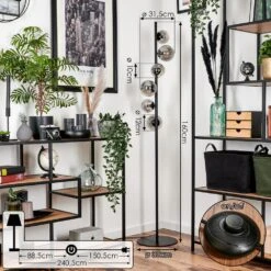 Remaisnil Stehleuchte Glas 10 Cm, 12 Cm Rauchfarben, 6-flammig -Lampe Verkäufe remaisnil stehleuchte glas 10 cm 12 cm h3731024 3