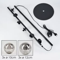 Remaisnil Stehleuchte Glas 10 Cm, 12 Cm Rauchfarben, 6-flammig -Lampe Verkäufe remaisnil stehleuchte glas 10 cm 12 cm h3731024 4