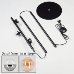 Remaisnil Stehleuchte Glas 10 Cm Bernsteinfarben, Klar, Rauchfarben, 3-flammig -Lampe Verkäufe remaisnil stehleuchte glas 10 cm h3744598 4