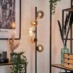 Remaisnil Stehleuchte Glas 12 Cm Bernsteinfarben, Klar, Rauchfarben, 5-flammig -Lampe Verkäufe remaisnil stehleuchte glas 12 cm h3779484 8