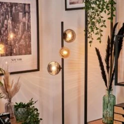 Remaisnil Stehleuchte Glas 12cm, 10cm Bernsteinfarben, Rauchfarben, 3-flammig -Lampe Verkäufe remaisnil stehleuchte glas 12cm 10cm h3781470 12