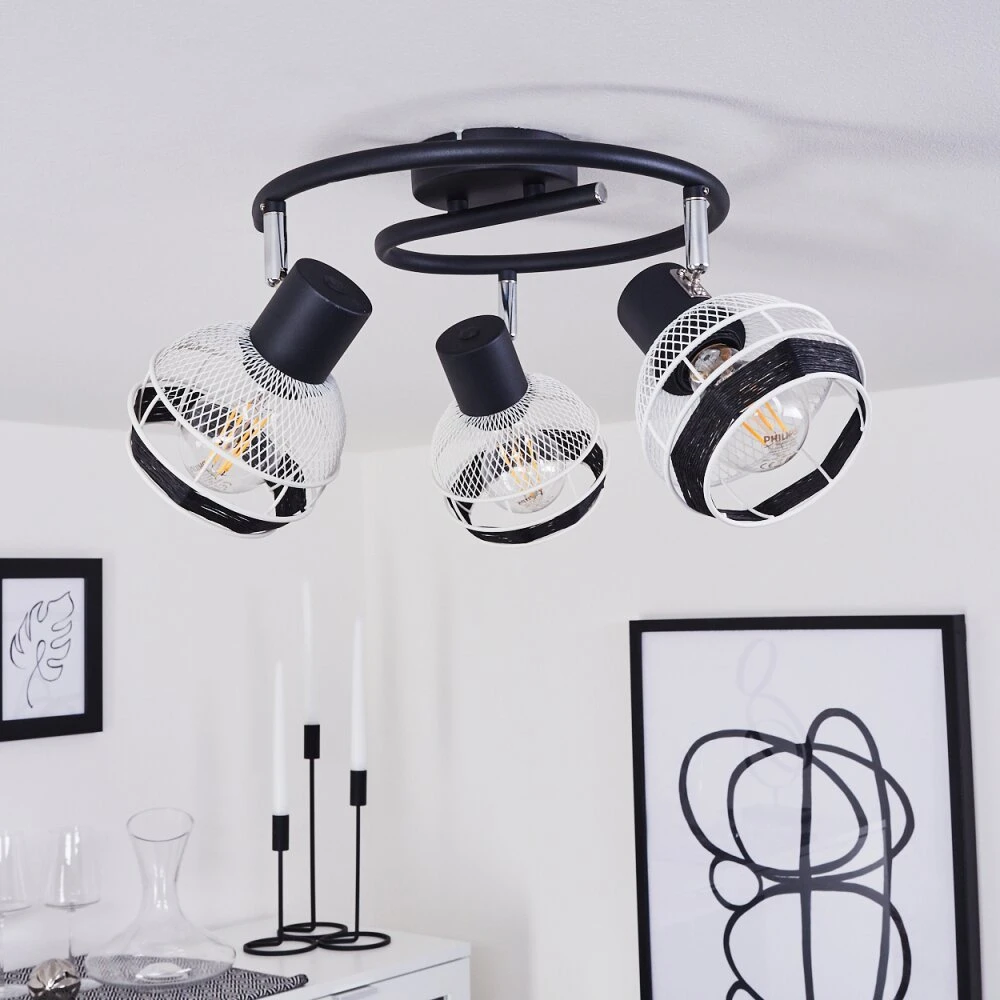 Revsbotn Deckenleuchte Chrom, Schwarz, 3-flammig 12 Revsbotn Deckenleuchte Chrom, Schwarz, 3-flammig – Bild 10