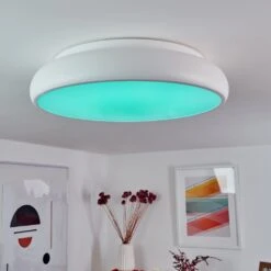 Rhone Deckenleuchte LED Weiß, 1-flammig, Farbwechsler -Lampe Verkäufe rhone deckenleuchte h3550618 6