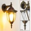 Ribadeo Außenwandleuchte Schwarz-Gold, 1-flammig -Lampe Verkäufe ribadeo aussenwandleuchte h163796 0