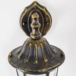 Ribadeo Außenwandleuchte Schwarz-Gold, 1-flammig -Lampe Verkäufe ribadeo aussenwandleuchte h163796 10