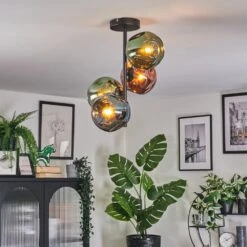 Ripoll Deckenleuchte Glas 15 Cm Blau, Grün, Kupferfarben, 4-flammig -Lampe Verkäufe ripoll deckenleuchte glas 15 cm h3945131 6