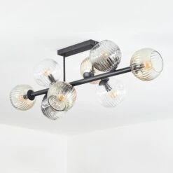 Ripoll Deckenleuchte Glas 15 Cm Bernsteinfarben, Klar, Rauchfarben, 8-flammig -Lampe Verkäufe ripoll deckenleuchte glas 15 cm h3974889 7