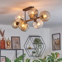 Ripoll Deckenleuchte Glas 15 Cm Bernsteinfarben, Klar, Rauchfarben, 8-flammig -Lampe Verkäufe ripoll deckenleuchte glas 15 cm h3974889 8