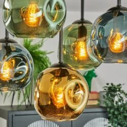 Ripoll Deckenleuchte Glas 15 Cm Blau, Gold, Grün, 5-flammig -Lampe Verkäufe ripoll deckenleuchte glas 15 cm h3981429 2