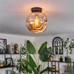 Ripoll Deckenleuchte Glas 25 Cm Bernsteinfarben, 1-flammig -Lampe Verkäufe ripoll deckenleuchte glas 25 cm h3745731 12