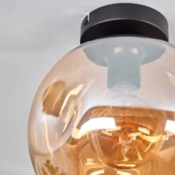 Ripoll Deckenleuchte Glas 25 Cm Bernsteinfarben, 1-flammig -Lampe Verkäufe ripoll deckenleuchte glas 25 cm h3745731 5