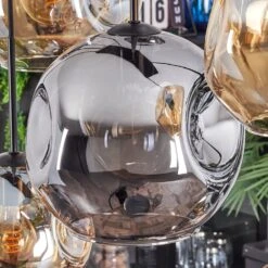 Ripoll Hängeleuchte Glas 15 Cm, 20 Cm, 25 Cm Bernsteinfarben, Rauchfarben, 8-flammig -Lampe Verkäufe ripoll haengeleuchte glas 15 cm 20 cm 25 cm h3973905 2