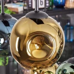 Ripoll Hängeleuchte Glas 15 Cm Blau, Gold, Grün, 6-flammig -Lampe Verkäufe ripoll haengeleuchte glas 15 cm h9032236 2