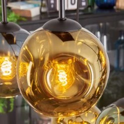 Ripoll Hängeleuchte Glas 15 Cm Blau, Gold, Grün, 6-flammig -Lampe Verkäufe ripoll haengeleuchte glas 15 cm h9032236 5