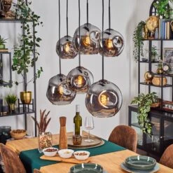 Ripoll Hängeleuchte Glas 20 Cm, 25 Cm Rauchfarben, 6-flammig -Lampe Verkäufe ripoll haengeleuchte glas 20 cm 25 cm h3965924 12