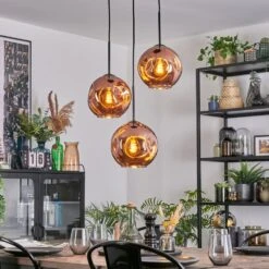 Ripoll Hängeleuchte Glas 20 Cm Kupferfarben, 3-flammig -Lampe Verkäufe ripoll haengeleuchte glas 20 cm h3941690 6