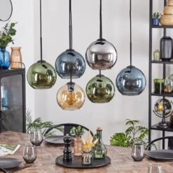 Ripoll Hängeleuchte Glas 20 Cm Bernsteinfarben, Blau, Chrom, Grün, Rauchfarben, 6-flammig -Lampe Verkäufe ripoll haengeleuchte glas 20 cm h9027331 9