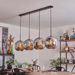 Ripoll Hängeleuchte Glas 30 Cm Chrom, 4-flammig -Lampe Verkäufe ripoll haengeleuchte glas 30 cm h3722343 13