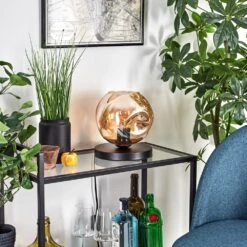 Ripoll Tischleuchte Glas 20cm Schwarz, 1-flammig -Lampe Verkäufe ripoll tischleuchte glas 20cm h3781937 9