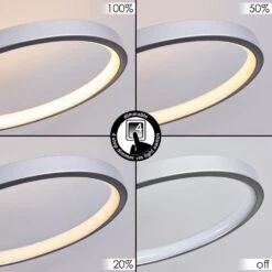 Rodekro Deckenleuchte LED Nickel-Matt, 1-flammig -Lampe Verkäufe rodekro deckenleuchte h3405888 11