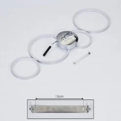 Rodekro Deckenleuchte LED Nickel-Matt, 1-flammig -Lampe Verkäufe rodekro deckenleuchte h3405888 4