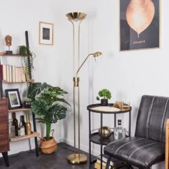 Rom Deckenfluter LED Altmessing, 2-flammig -Lampe Verkäufe rom deckenfluter h3551882 11