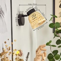 Rombarral Wandleuchte Naturfarben, 1-flammig -Lampe Verkäufe rombarral wandleuchte h3628072 3