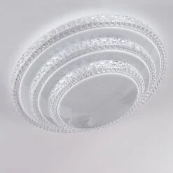 Roseto Deckenleuchte LED Transparent, Klar, Weiß, 1-flammig, Fernbedienung 21 Roseto Deckenleuchte LED Transparent, Klar, Weiß, 1-flammig, Fernbedienung -Lampe Verkäufe roseto deckenleuchte h3391389 7