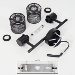 Roto Deckenleuchte Schwarz, 2-flammig 16 Roto Deckenleuchte Schwarz, 2-flammig -Lampe Verkäufe roto deckenleuchte h3620731 4