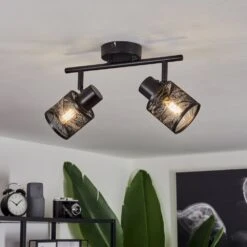 Roto Deckenleuchte Schwarz, 2-flammig 20 Roto Deckenleuchte Schwarz, 2-flammig -Lampe Verkäufe roto deckenleuchte h3620731 8