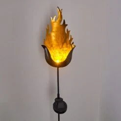 Rovinj Solarleuchte LED Schwarz-Gold, 1-flammig -Lampe Verkäufe rovinj solarleuchte h3332146 17