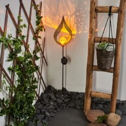 Rovinj Solarleuchte LED Kupferfarben, Schwarz, 1-flammig -Lampe Verkäufe rovinj solarleuchte h3427262 6